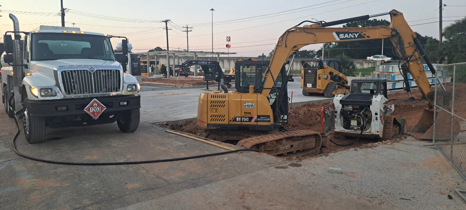 Gas 2 You truck fueling a commercial generator